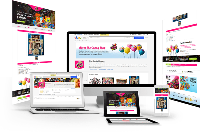 The Candy Shop Store and Listing Template Design